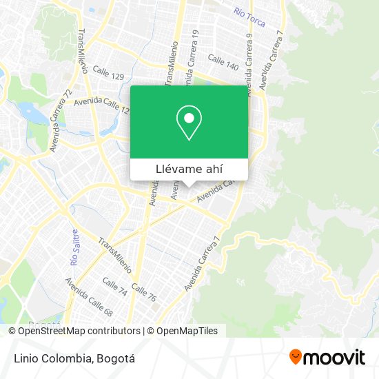 Cómo llegar a Linio Colombia en Usaquén en SITP o Transmilenio?