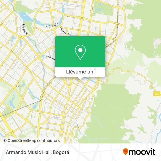 Mapa de Armando Music Hall