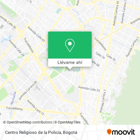 Mapa de Centro Religioso de la Policia