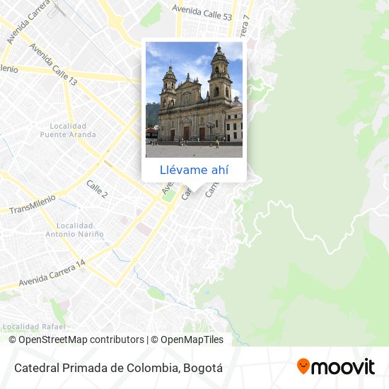 Mapa de Catedral Primada de Colombia