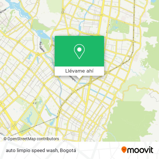 Mapa de auto limpio speed wash