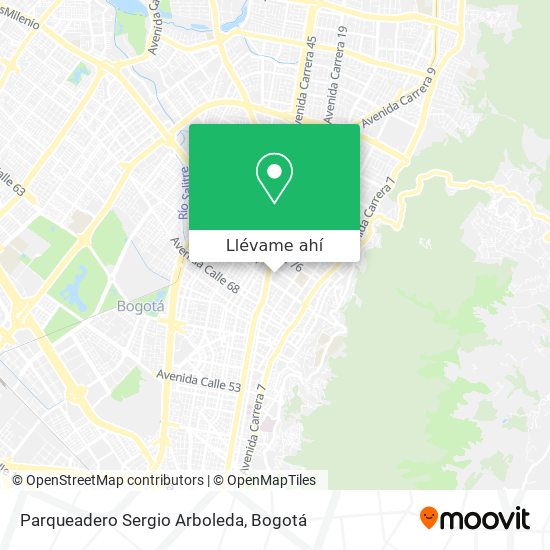 Mapa de Parqueadero Sergio Arboleda