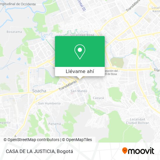 Mapa de CASA DE LA JUSTICIA