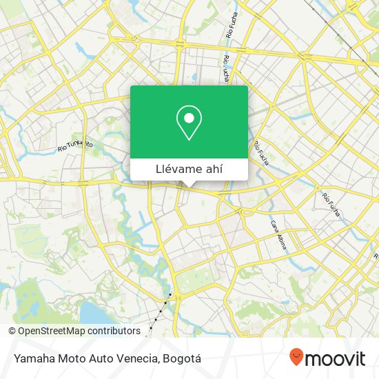 Mapa de Yamaha Moto Auto Venecia