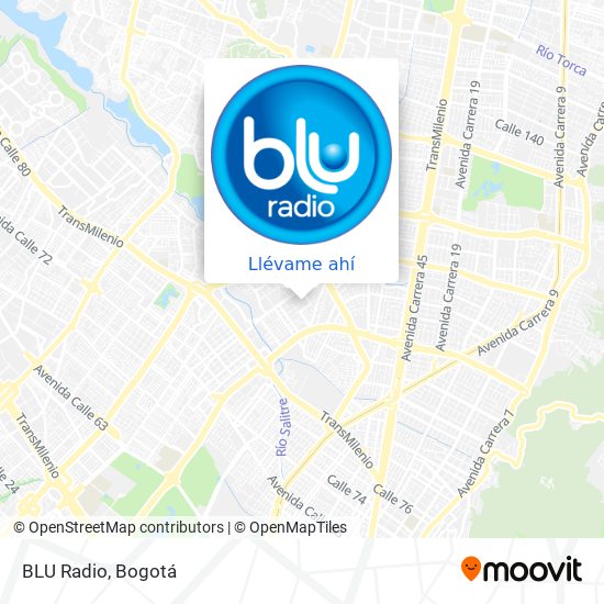 Mapa de BLU Radio