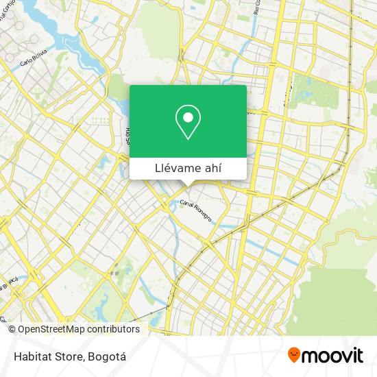 Mapa de Habitat Store