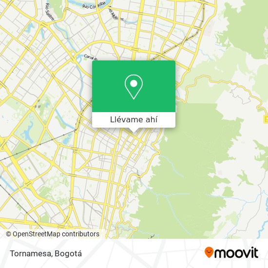 Mapa de Tornamesa
