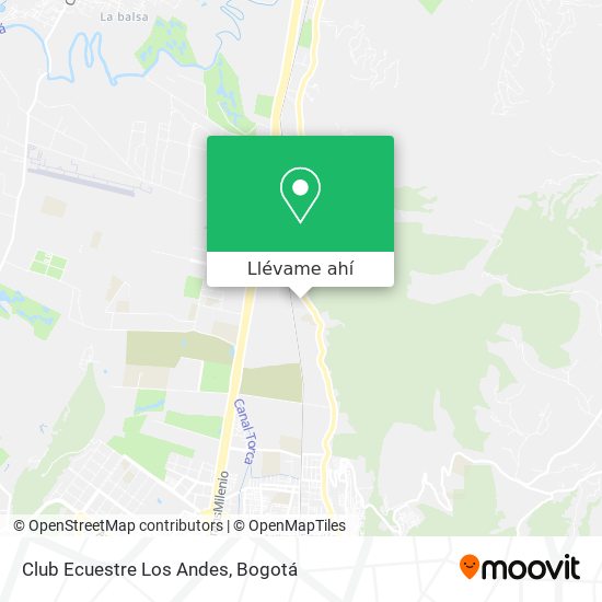 Mapa de Club Ecuestre Los Andes