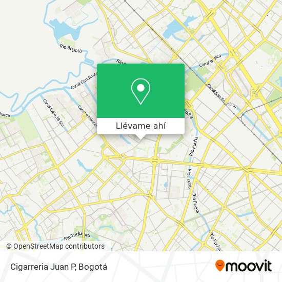 Mapa de Cigarreria Juan P