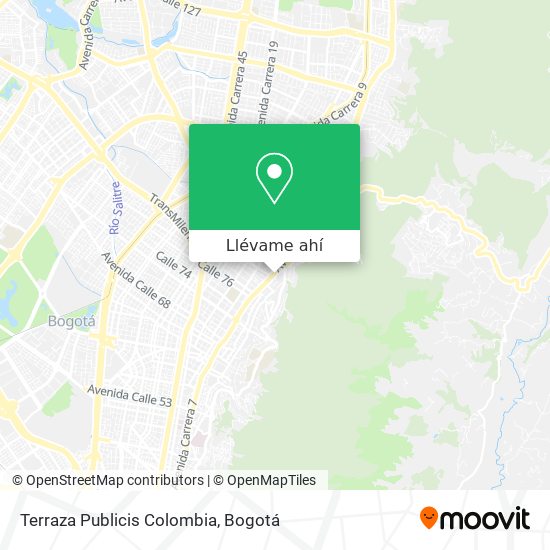 Mapa de Terraza Publicis Colombia