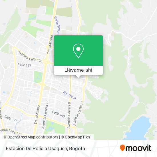 Mapa de Estacion De Policia Usaquen