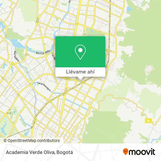 Mapa de Academia Verde Oliva