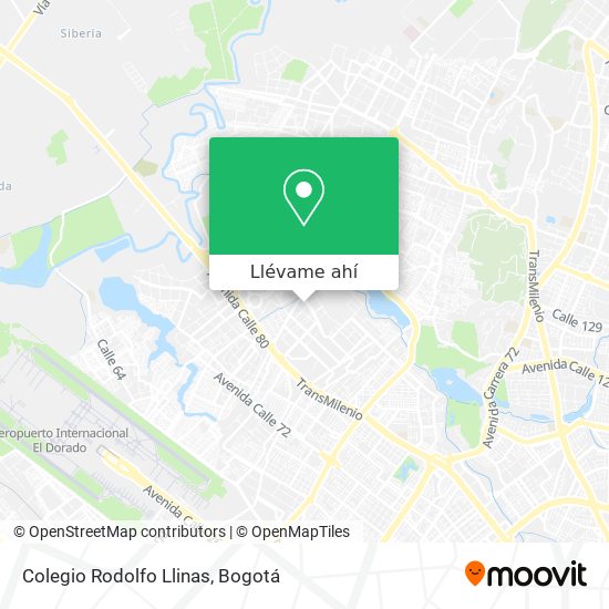 Mapa de Colegio Rodolfo Llinas