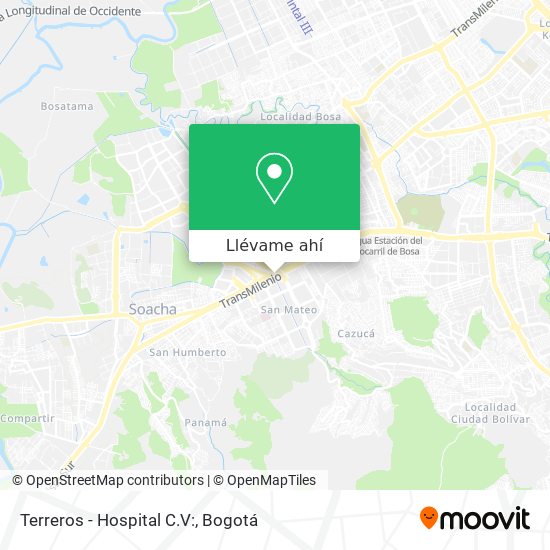 Mapa de Terreros - Hospital C.V:
