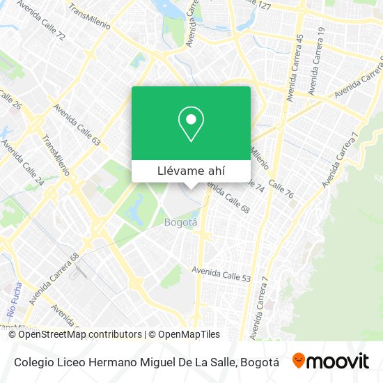 Mapa de Colegio Liceo Hermano Miguel De La Salle