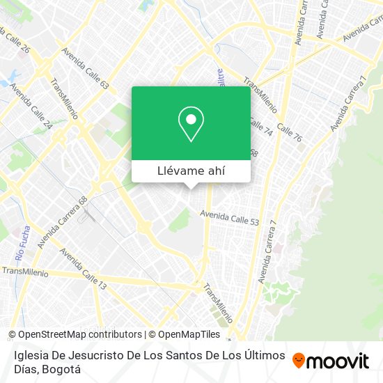 Mapa de Iglesia De Jesucristo De Los Santos De Los Últimos Días