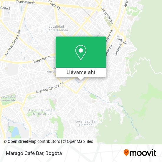 Mapa de Marago Cafe Bar