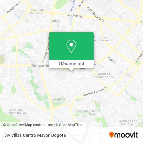 Mapa de Av Villas Centro Mayor