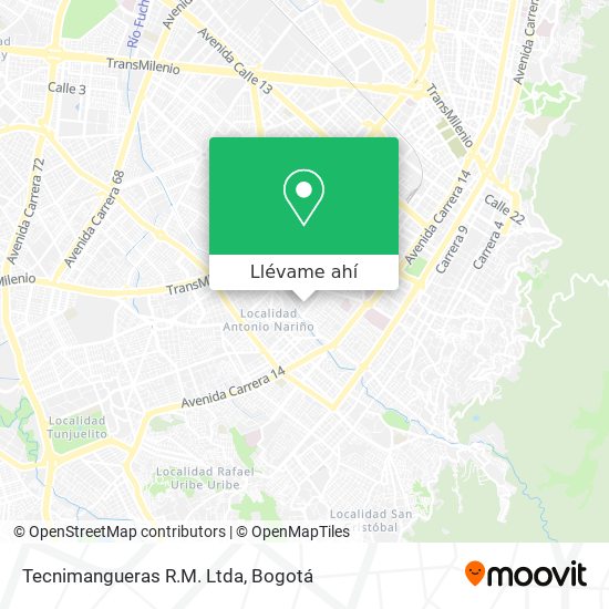 Mapa de Tecnimangueras R.M. Ltda
