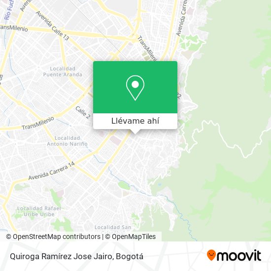 Mapa de Quiroga Ramírez Jose Jairo