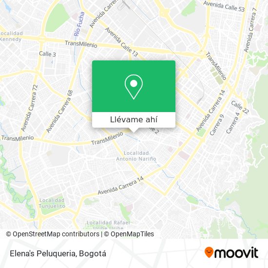 Mapa de Elena's Peluqueria