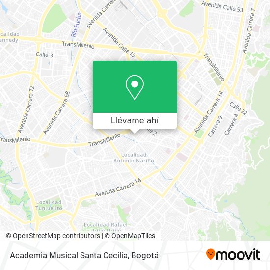 Mapa de Academia Musical Santa Cecilia