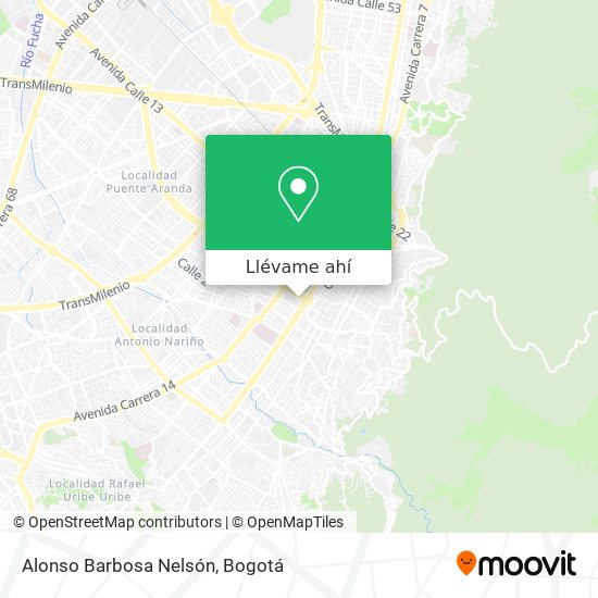Mapa de Alonso Barbosa Nelsón