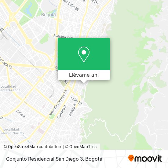 Mapa de Conjunto Residencial San Diego 3