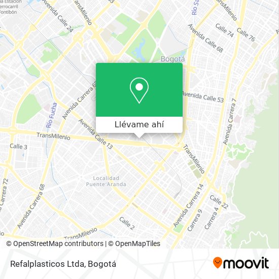 Mapa de Refalplasticos Ltda