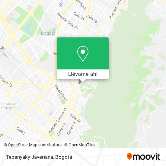 Mapa de Tepanyaky Javeriana