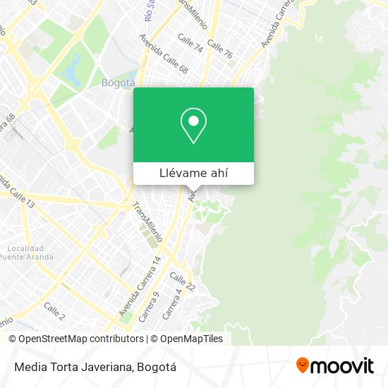 Mapa de Media Torta Javeriana