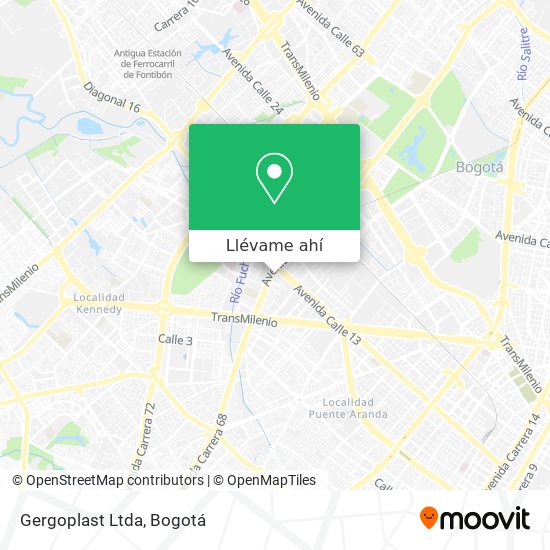 Mapa de Gergoplast Ltda