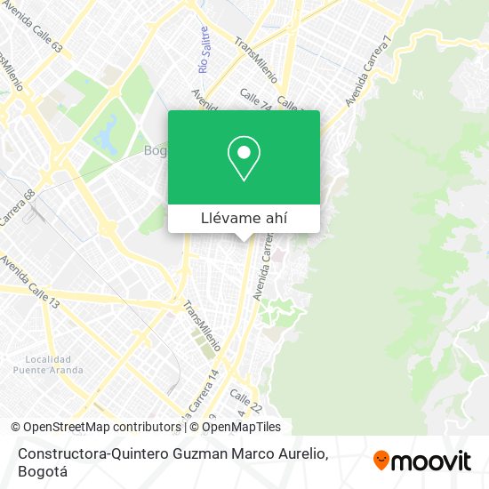 Mapa de Constructora-Quintero Guzman Marco Aurelio