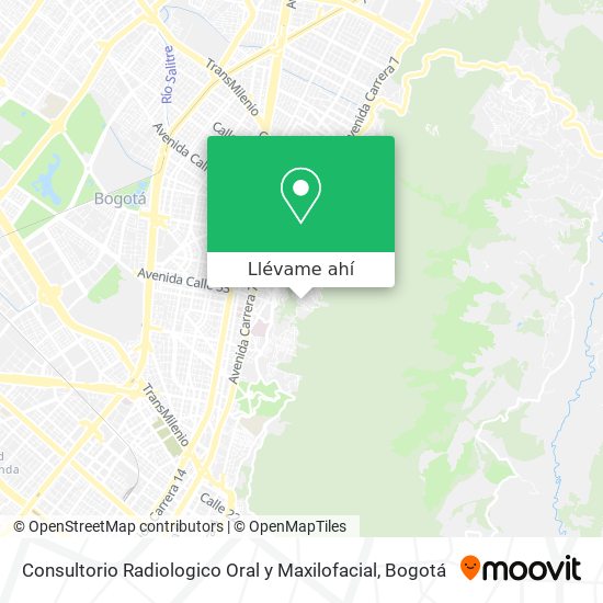 Mapa de Consultorio Radiologico Oral y Maxilofacial