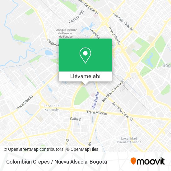 Mapa de Colombian Crepes / Nueva Alsacia