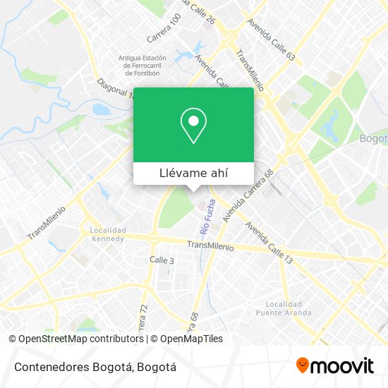 Mapa de Contenedores Bogotá