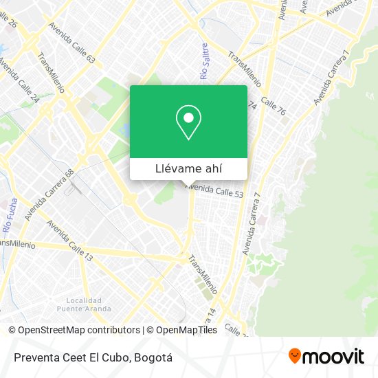 Mapa de Preventa Ceet El Cubo