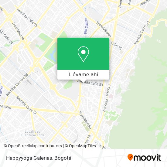 Mapa de Happyyoga Galerias