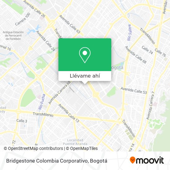 Mapa de Bridgestone Colombia Corporativo