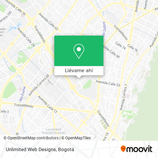 Mapa de Unlimited Web Designs