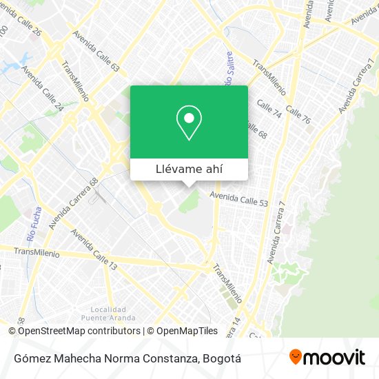 Mapa de Gómez Mahecha Norma Constanza