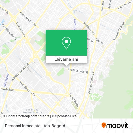 Mapa de Personal Inmediato Ltda