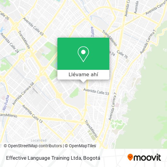 Mapa de Effective Language Training Ltda