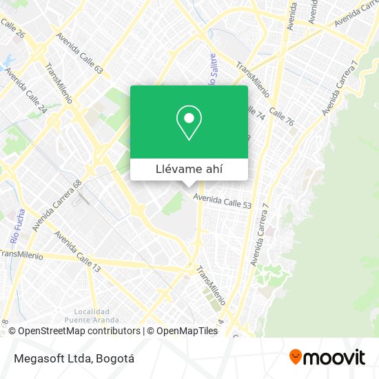 Mapa de Megasoft Ltda