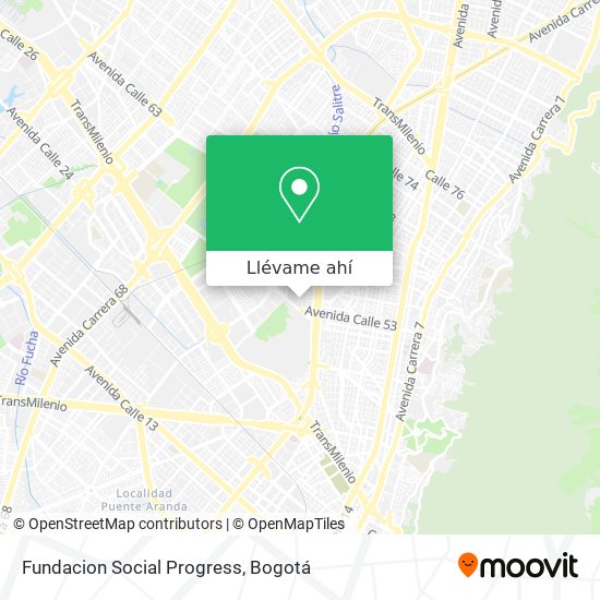 Mapa de Fundacion Social Progress