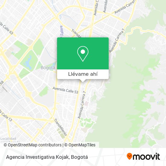 Mapa de Agencia Investigativa Kojak