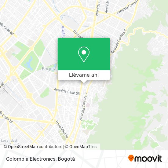 Mapa de Colombia Electronics