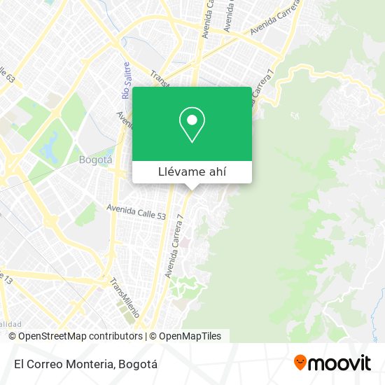 Mapa de El Correo Monteria