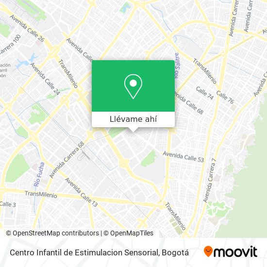 Mapa de Centro Infantil de Estimulacion Sensorial