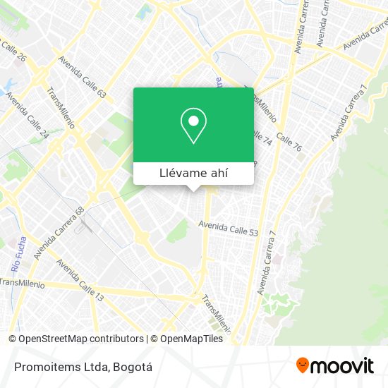 Mapa de Promoitems Ltda